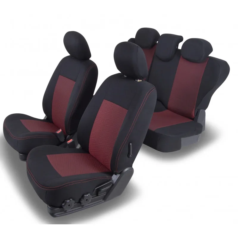 Auto Ensembles Housses Siège Dacia Sandero Stepway - Protection Complète Avant Arrière Noires